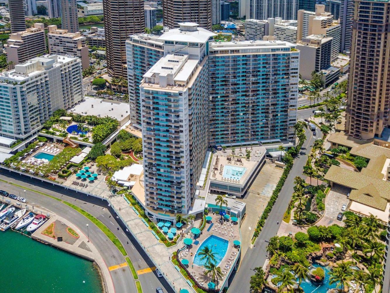 Ilikai Tower 1403 City View 1BR Honolulu Bagian luar foto
