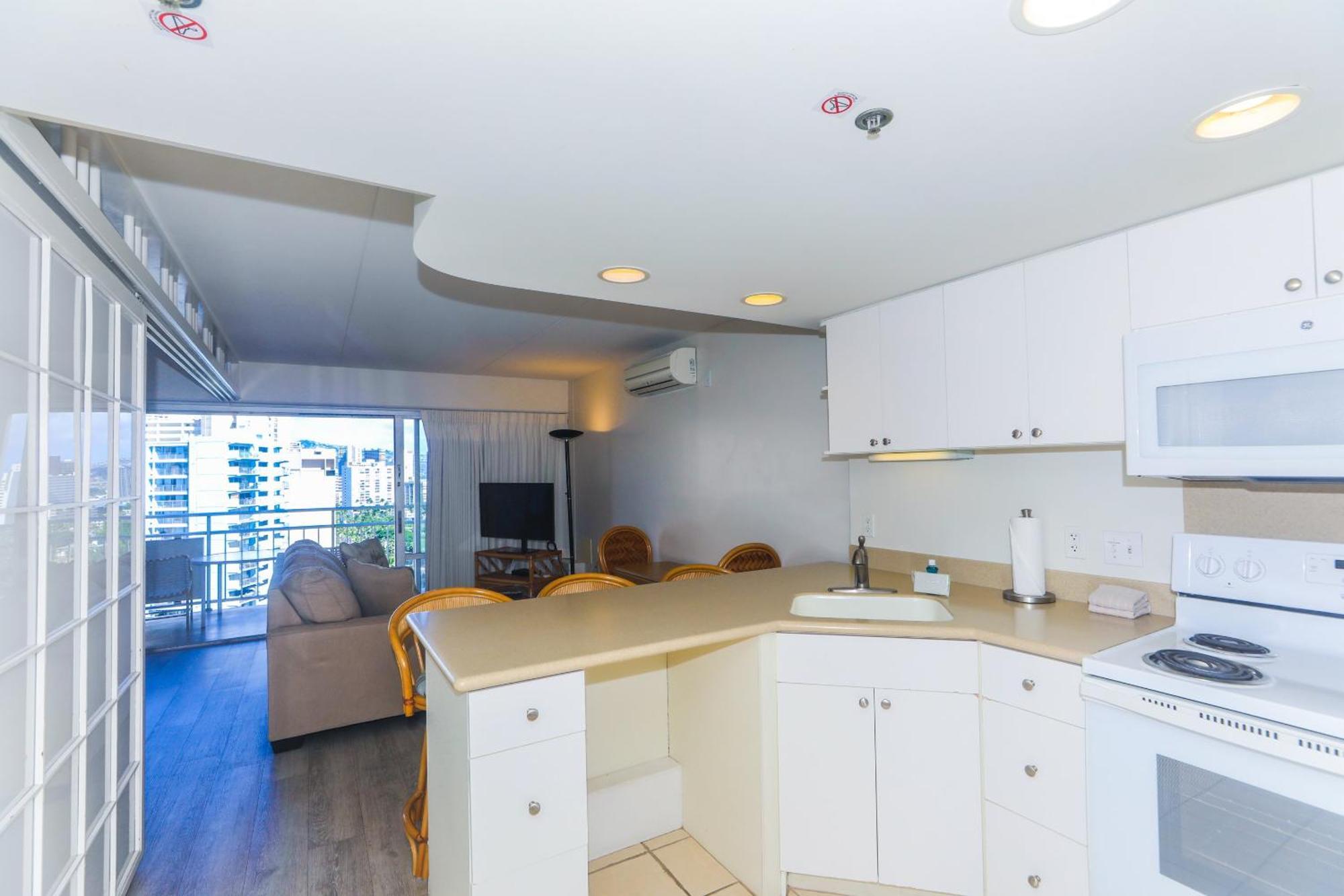 Ilikai Tower 1403 City View 1BR Honolulu Bagian luar foto